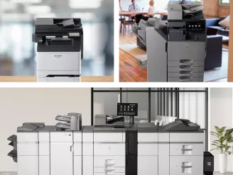 Sharp desktop, A3, and light production printers