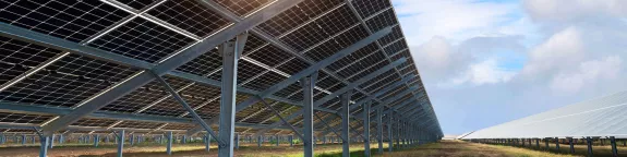 Bifacial Glass-Glass PV Modules Free Field Installation