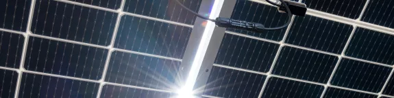 Back side close up bifacial