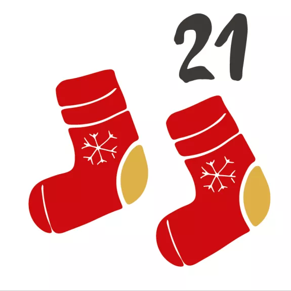 21st December advent calendar tile 